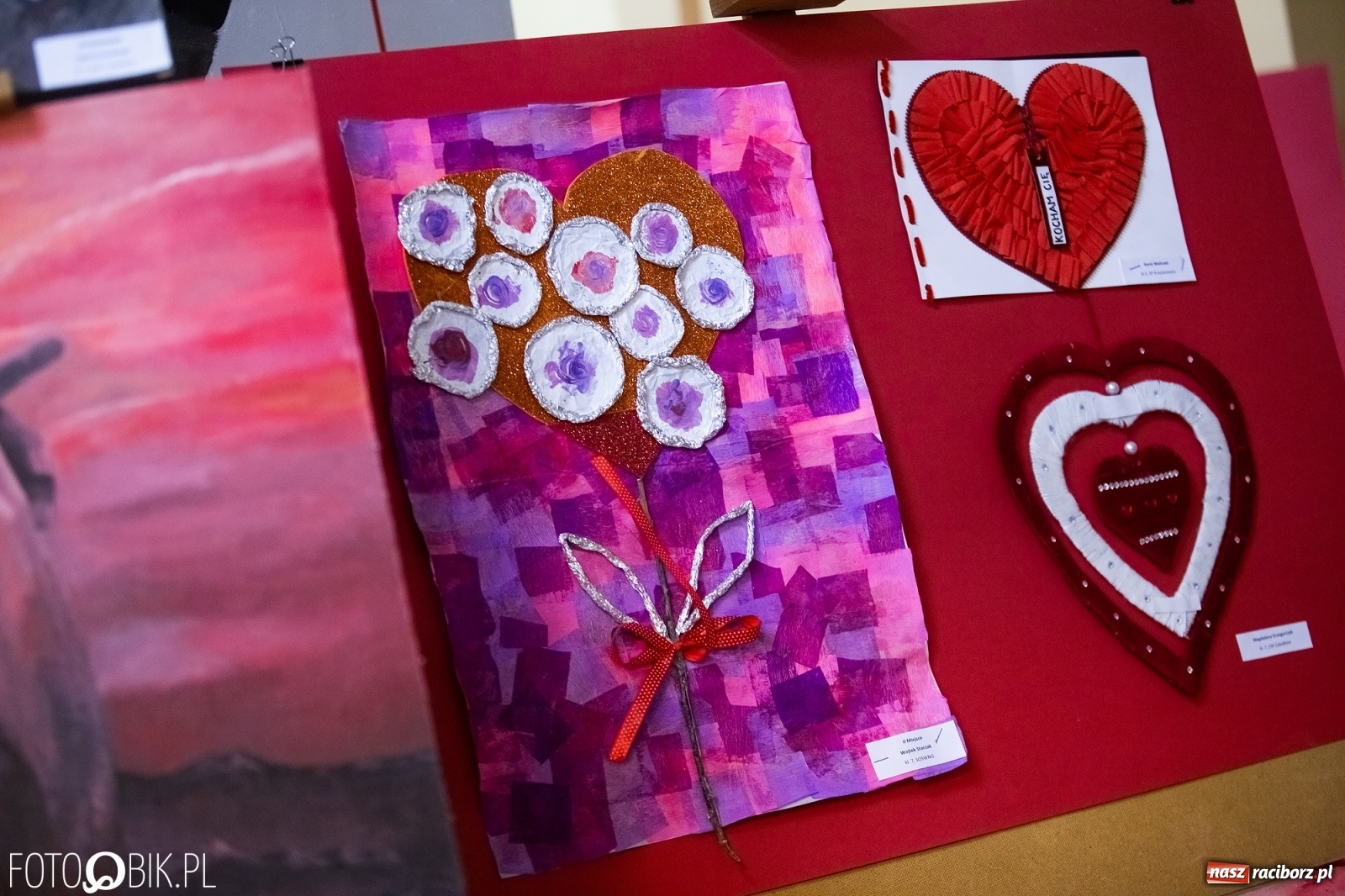 Zdjęcie w galerii na portalu naszraciborz.pl: Rozstrzygnięcie Powiatowego Konkursu Plastycznego Moja Walentynka wiadomości z regionu