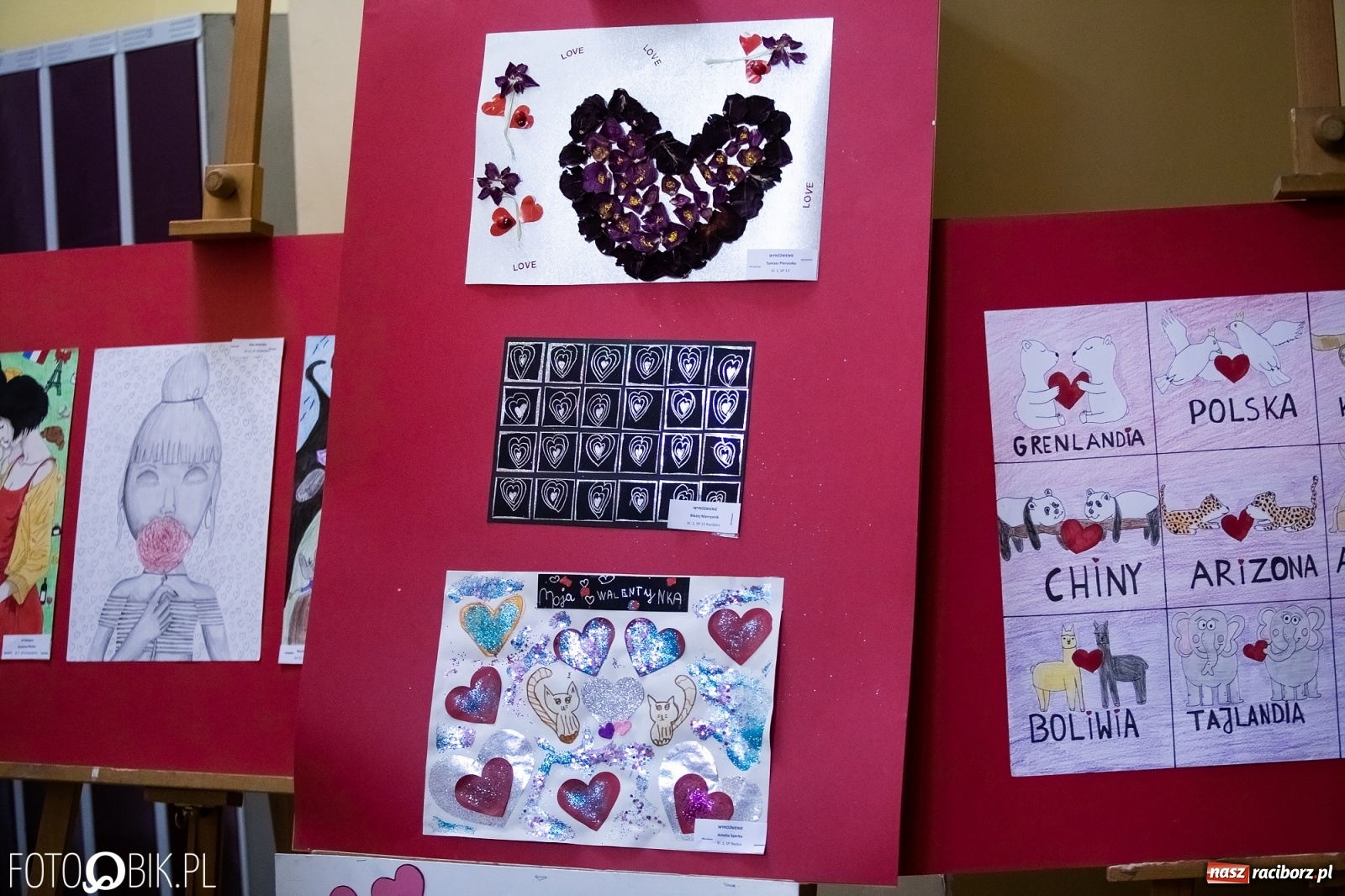 Zdjęcie w galerii na portalu naszraciborz.pl: Rozstrzygnięcie Powiatowego Konkursu Plastycznego Moja Walentynka wiadomości z regionu