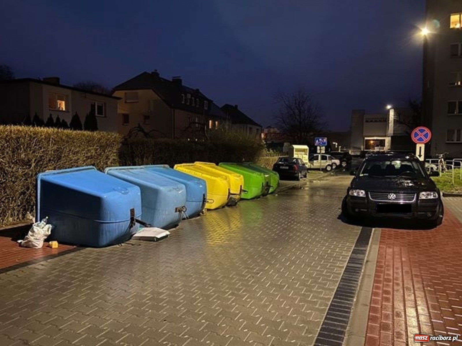 Zdjęcie w galerii na portalu naszraciborz.pl: Wandal nie wiedział, że jest nagrywany  wiadomości z regionu