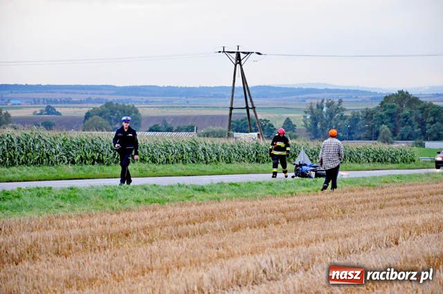 Zdjęcie w galerii na portalu naszraciborz.pl: Motocyklista z Czech zginął w Lekartowie wiadomości z regionu