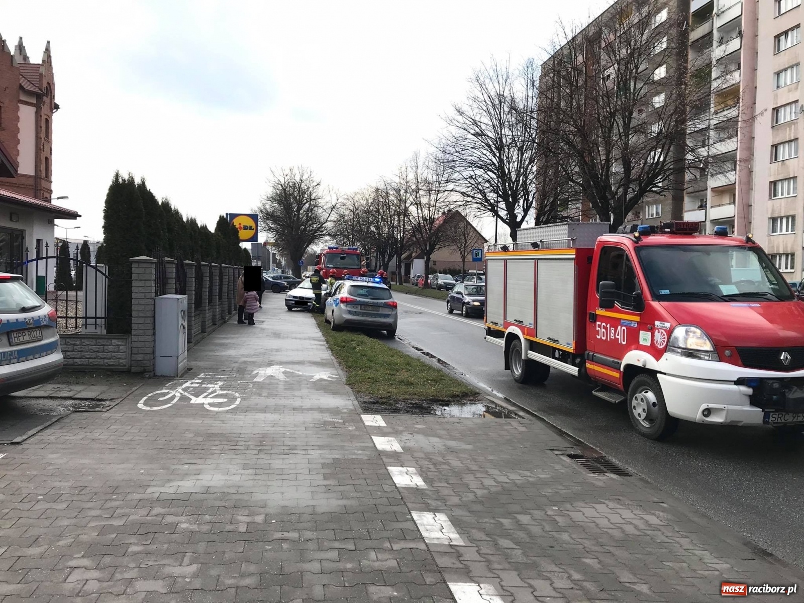 Zdjęcie w galerii na portalu naszraciborz.pl: Zderzenie na Opawskiej [FOTO]  wiadomości z regionu