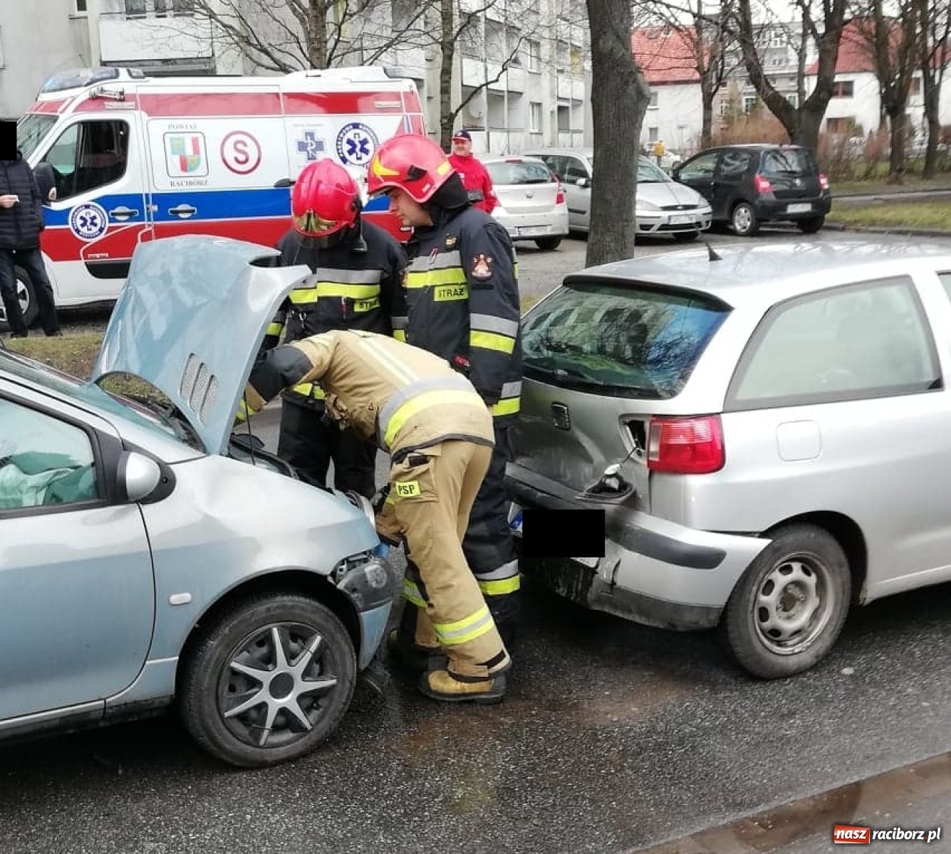 Zdjęcie w galerii na portalu naszraciborz.pl: Zderzenie na Opawskiej [FOTO]  wiadomości z regionu