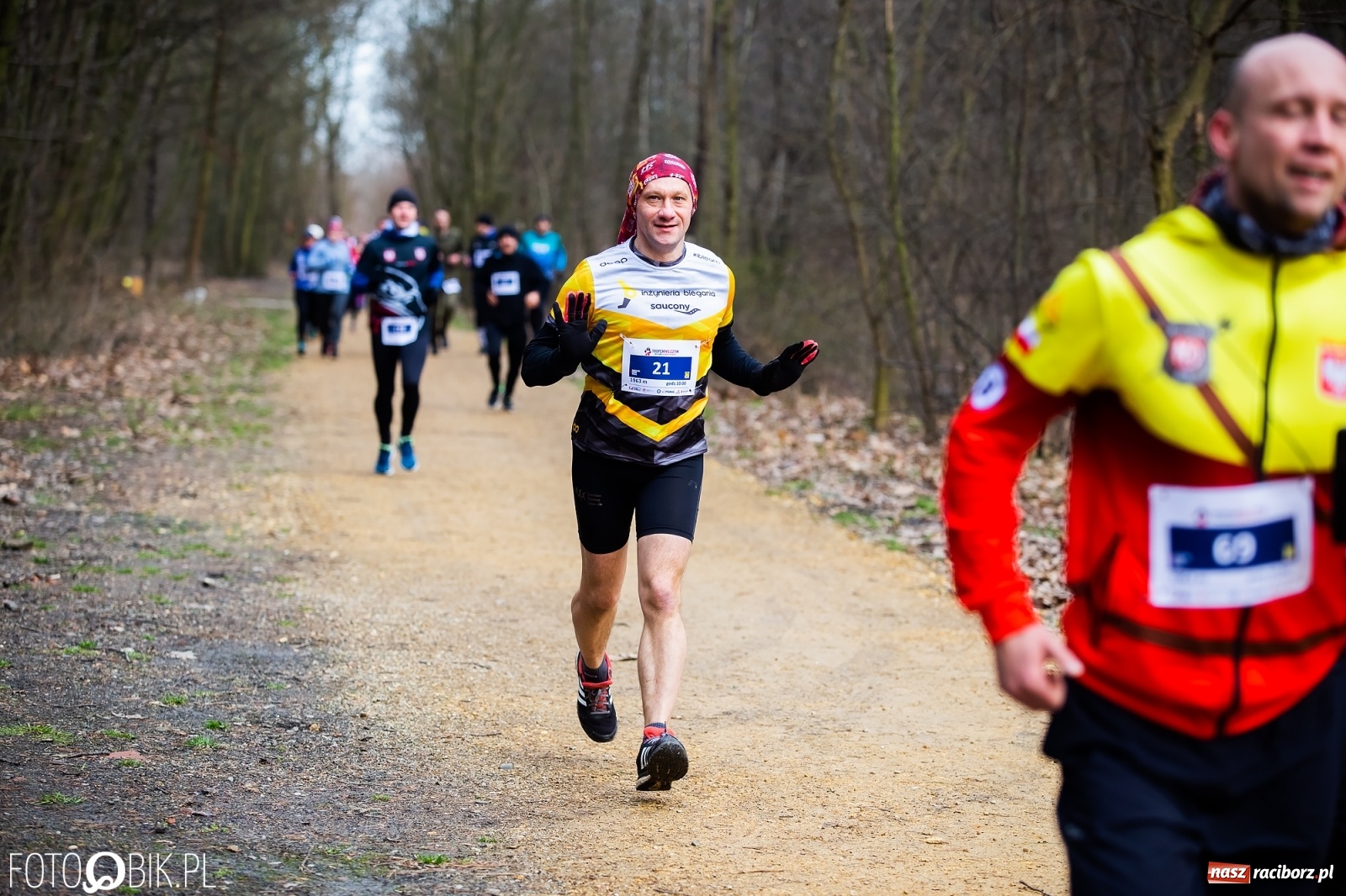 Zdjęcie w galerii na portalu naszraciborz.pl: Bieg Tropem Wilczym w Arboretum Bramy Morawskiej wiadomości z regionu
