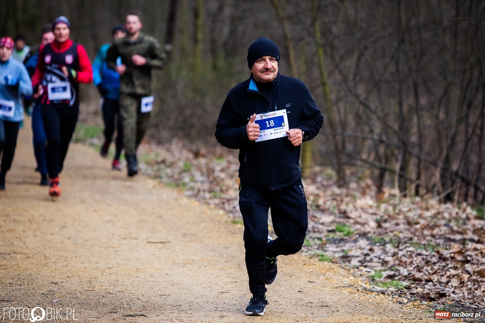 Zdjęcie w galerii na portalu naszraciborz.pl: Bieg Tropem Wilczym w Arboretum Bramy Morawskiej wiadomości z regionu