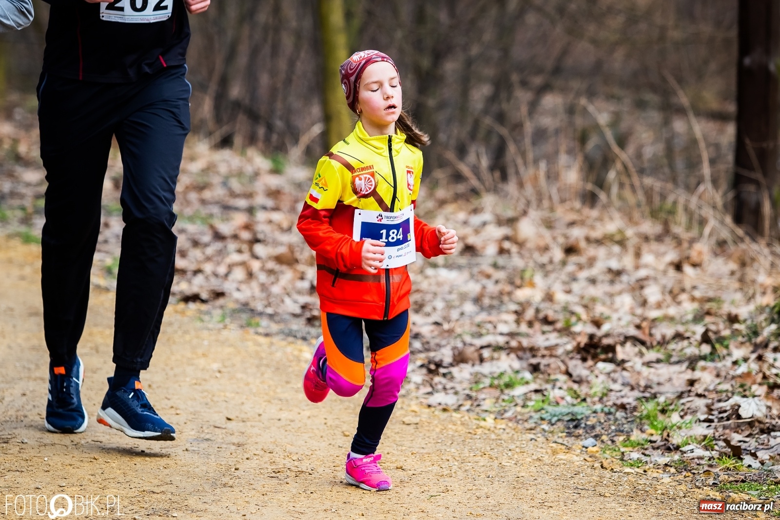 Zdjęcie w galerii na portalu naszraciborz.pl: Bieg Tropem Wilczym w Arboretum Bramy Morawskiej wiadomości z regionu
