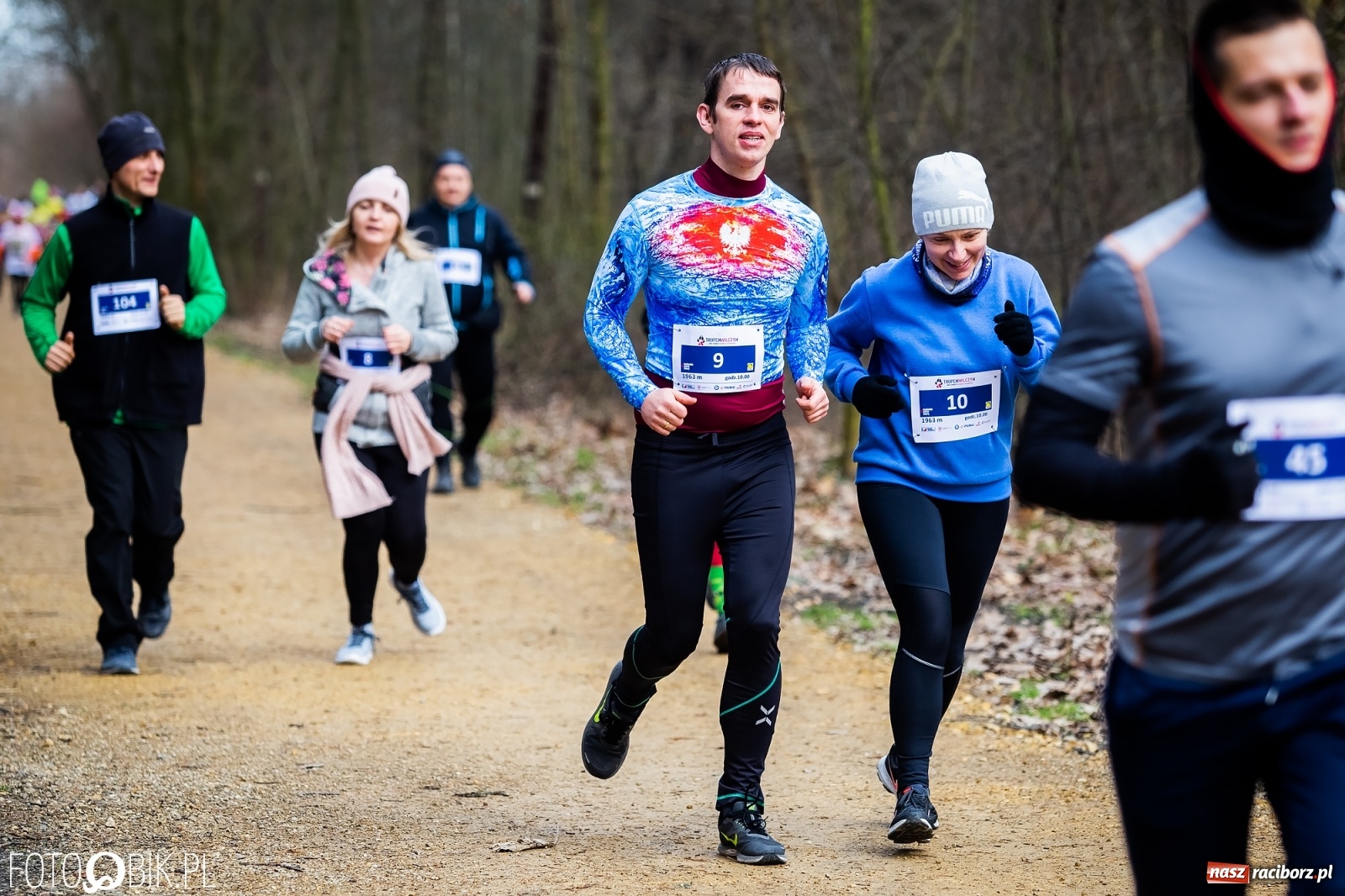 Zdjęcie w galerii na portalu naszraciborz.pl: Bieg Tropem Wilczym w Arboretum Bramy Morawskiej wiadomości z regionu