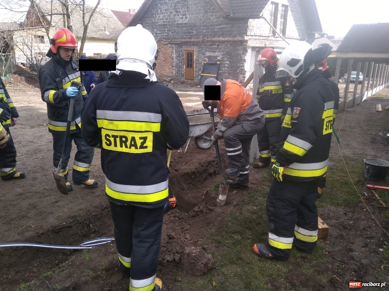 Zdjęcie w galerii na portalu naszraciborz.pl: Uszkodzony gazociąg w Krzyżanowicach [FOTO] wiadomości z regionu