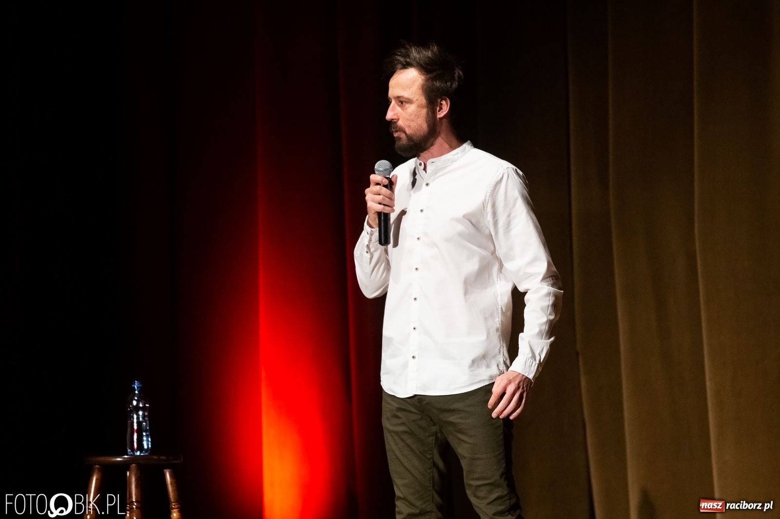 Zdjęcie w galerii na portalu naszraciborz.pl: Stand-uper Abelard Giza wystąpił w RCK wiadomości z regionu