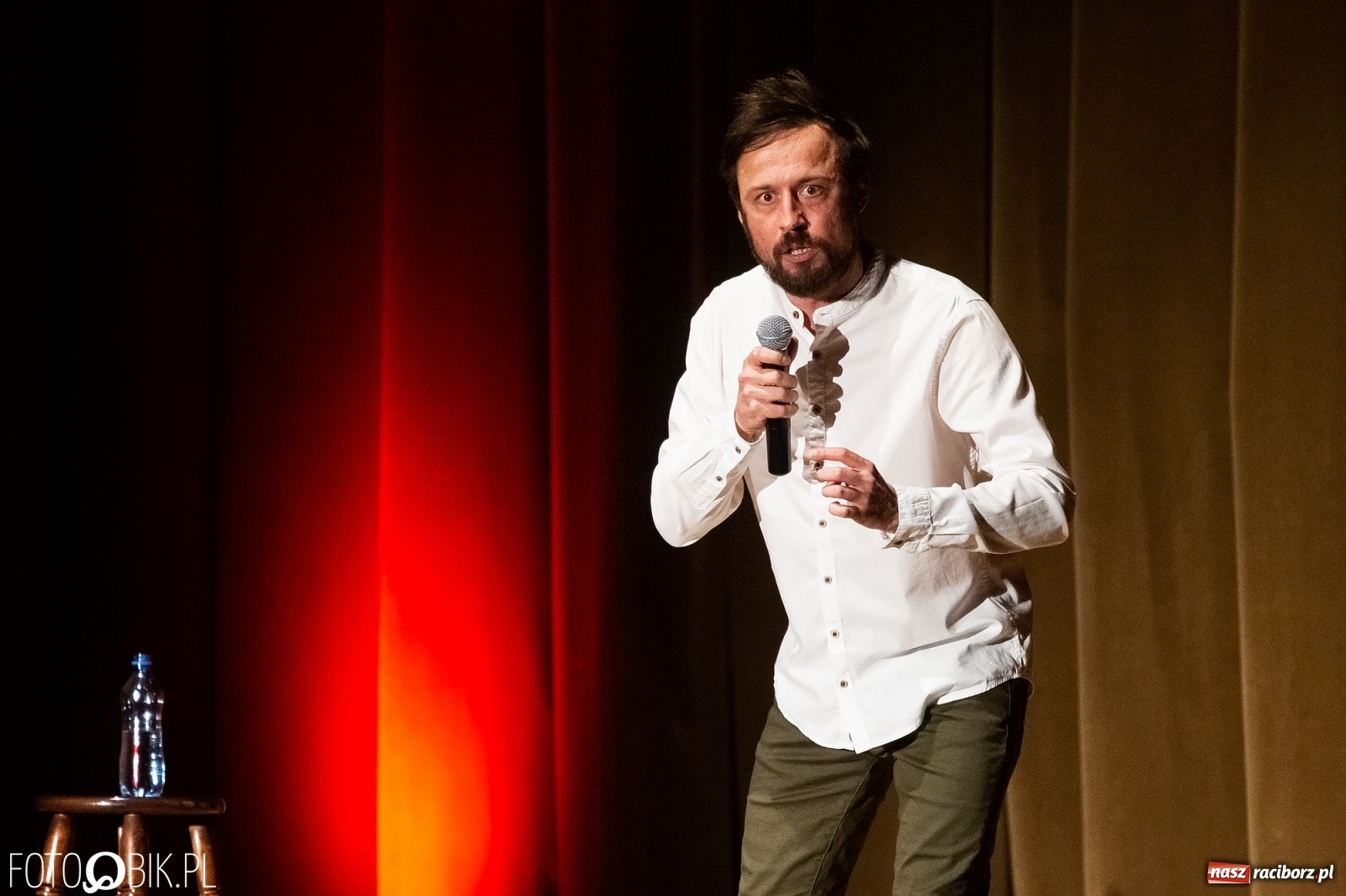 Zdjęcie w galerii na portalu naszraciborz.pl: Stand-uper Abelard Giza wystąpił w RCK wiadomości z regionu