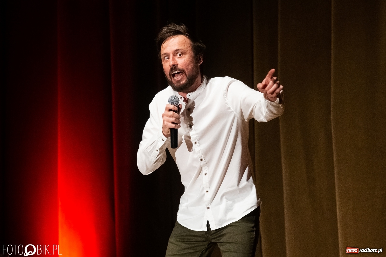 Zdjęcie w galerii na portalu naszraciborz.pl: Stand-uper Abelard Giza wystąpił w RCK wiadomości z regionu