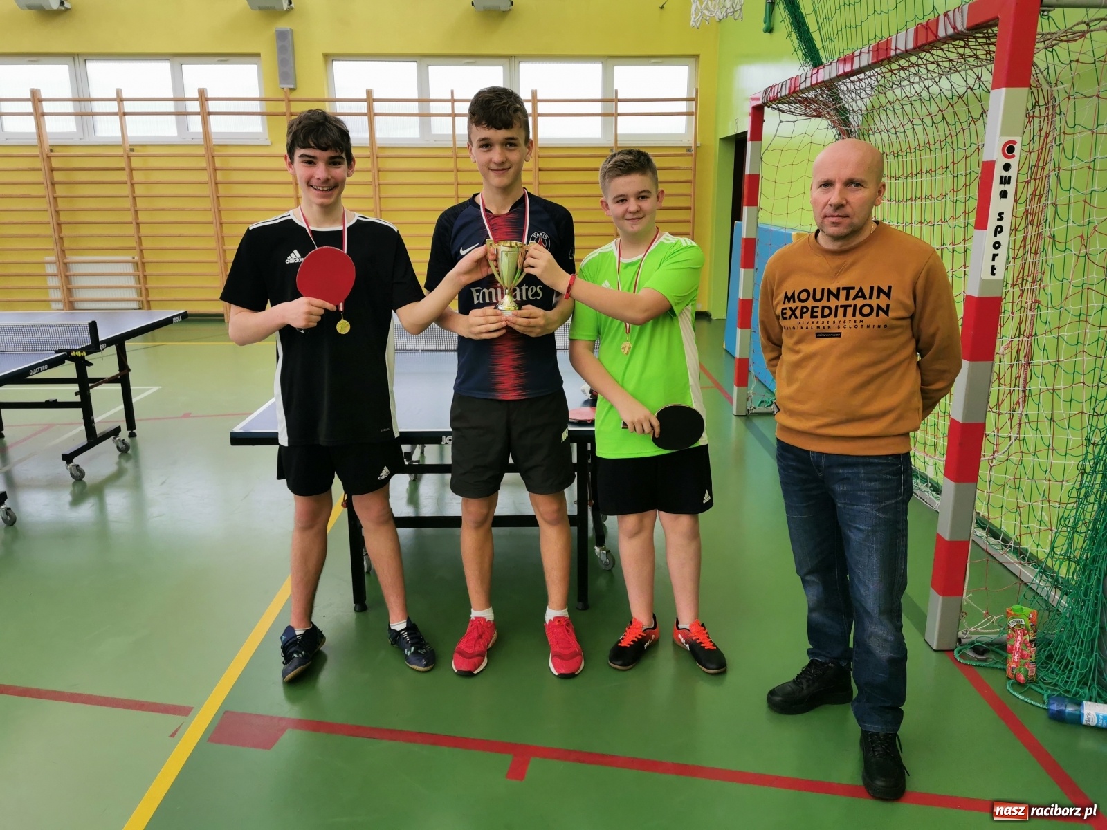 Zdjęcie w galerii na portalu naszraciborz.pl: Podwójne zwycięstwo tenisistów stołowych z Nędzy wiadomości z regionu