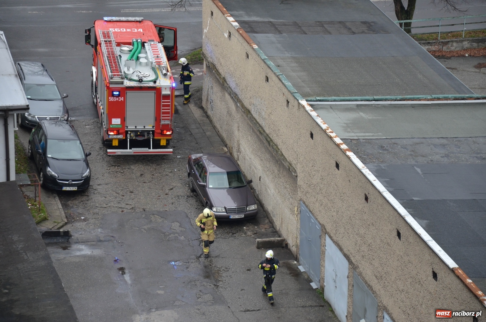 Zdjęcie w galerii na portalu naszraciborz.pl: Raport 998. Akcja strażaków na Katowickiej [FOTO] wiadomości z regionu