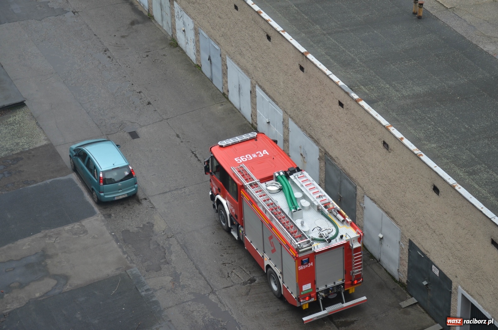 Zdjęcie w galerii na portalu naszraciborz.pl: Raport 998. Akcja strażaków na Katowickiej [FOTO] wiadomości z regionu