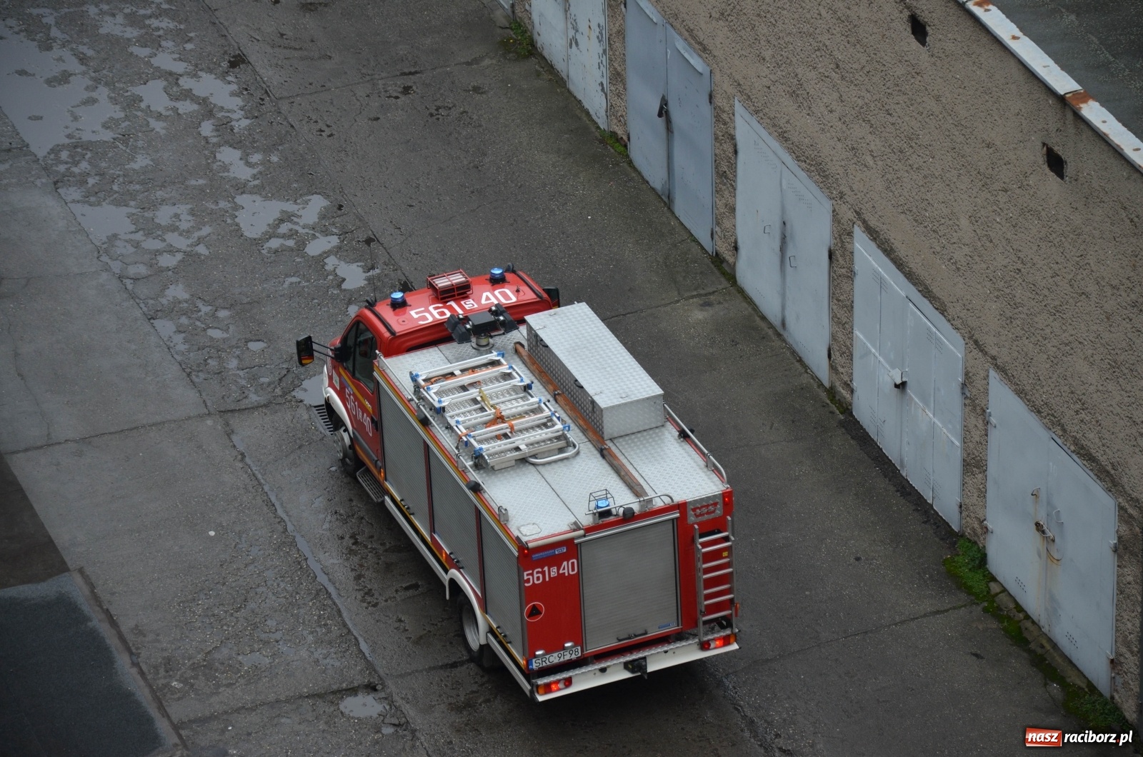 Zdjęcie w galerii na portalu naszraciborz.pl: Raport 998. Akcja strażaków na Katowickiej [FOTO] wiadomości z regionu
