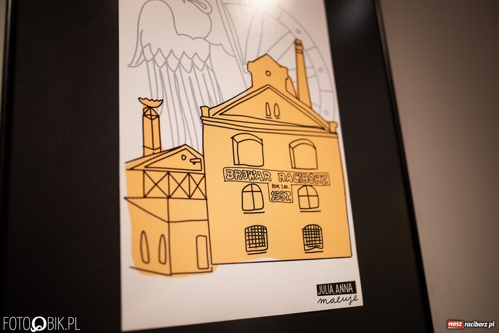 Zdjęcie w galerii na portalu naszraciborz.pl: Julia Anna Maluje Racibórz w Galerii OBOK wiadomości z regionu