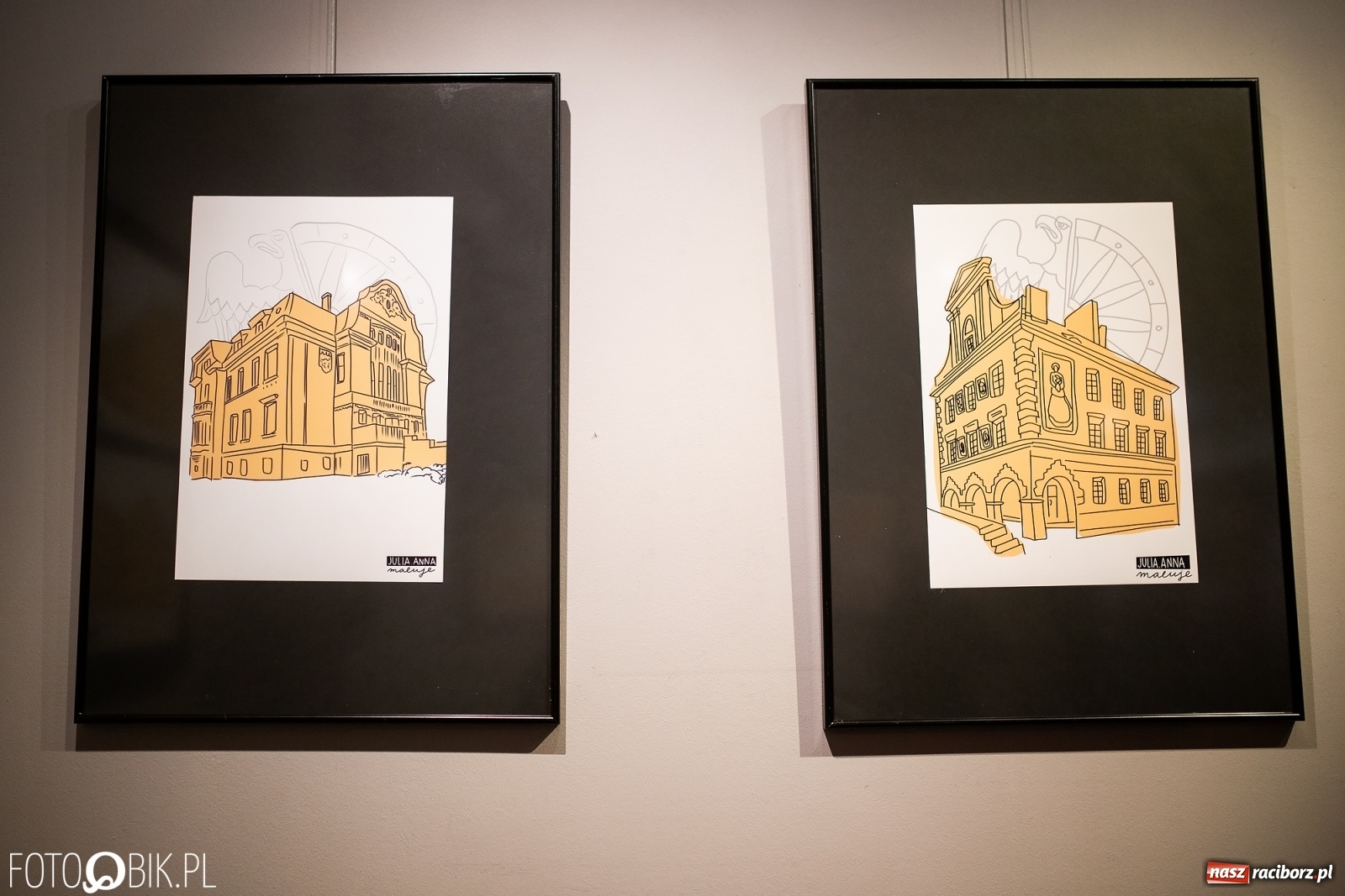 Zdjęcie w galerii na portalu naszraciborz.pl: Julia Anna Maluje Racibórz w Galerii OBOK wiadomości z regionu