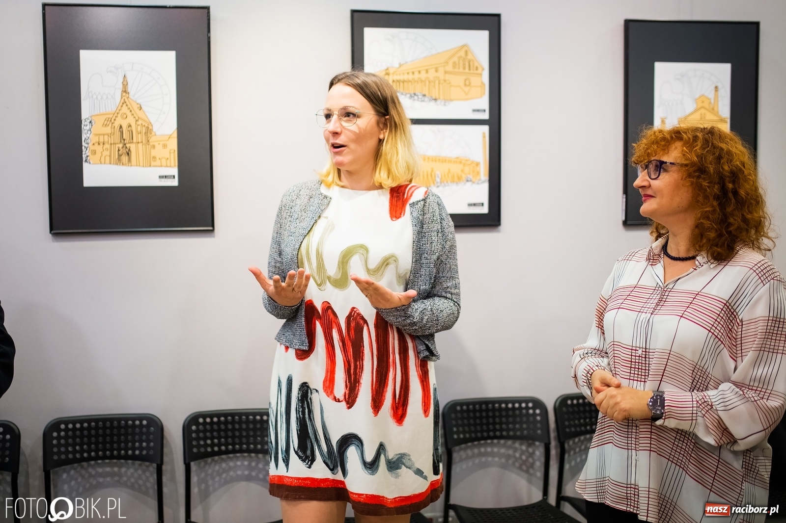 Zdjęcie w galerii na portalu naszraciborz.pl: Julia Anna Maluje Racibórz w Galerii OBOK wiadomości z regionu