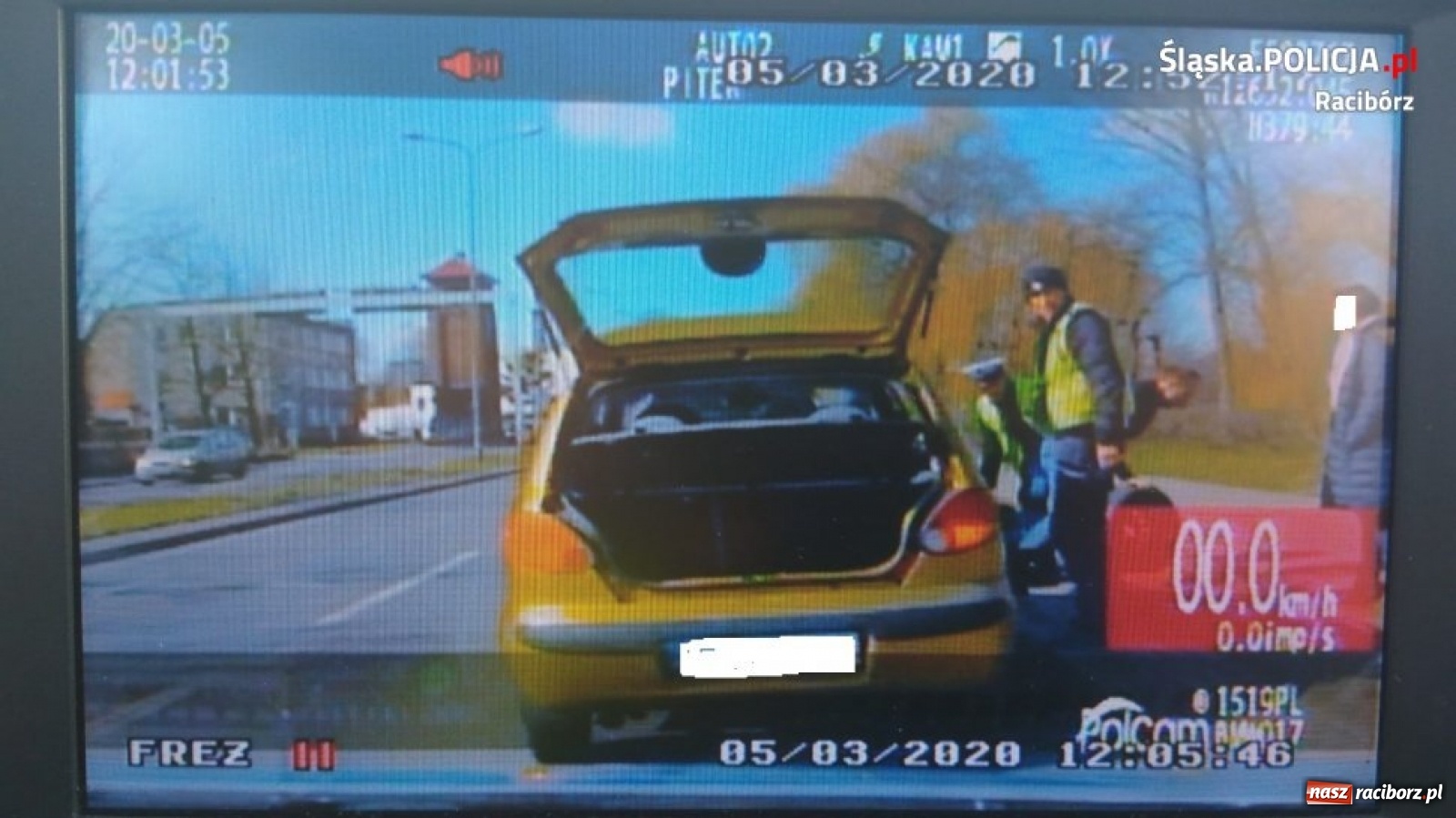 Zdjęcie w galerii na portalu naszraciborz.pl: Nietypowa interwencja policji na Odrostradzie  wiadomości z regionu