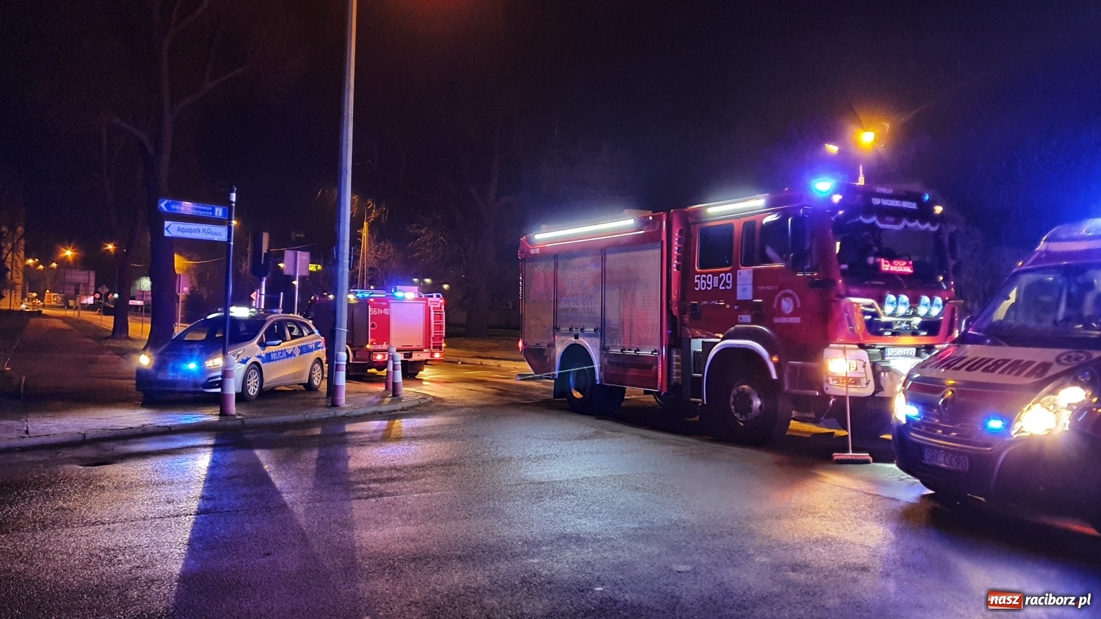 Zdjęcie w galerii na portalu naszraciborz.pl: Zderzenie forda i chevroleta przy Mechaniku  wiadomości z regionu