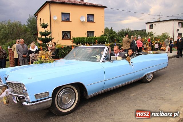 Zdjęcie w galerii na portalu naszraciborz.pl: Starostowie w dożynkowym cadillacu wiadomości z regionu