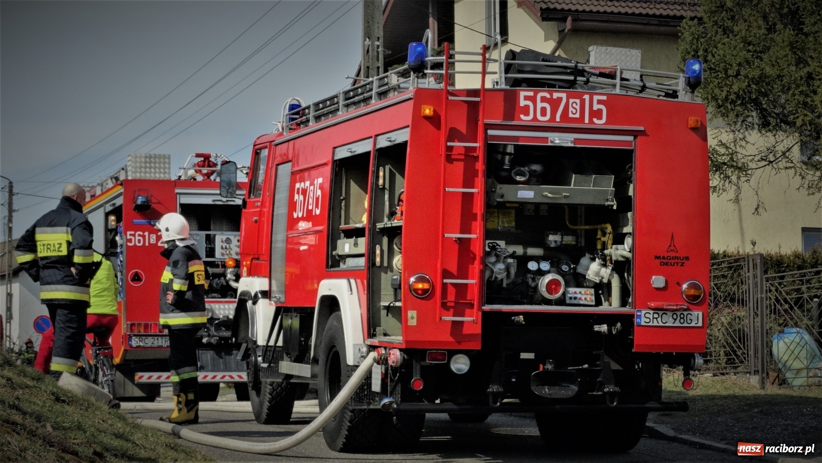 Zdjęcie w galerii na portalu naszraciborz.pl: Pożar poddasza domu w Nędzy [FOTO] wiadomości z regionu
