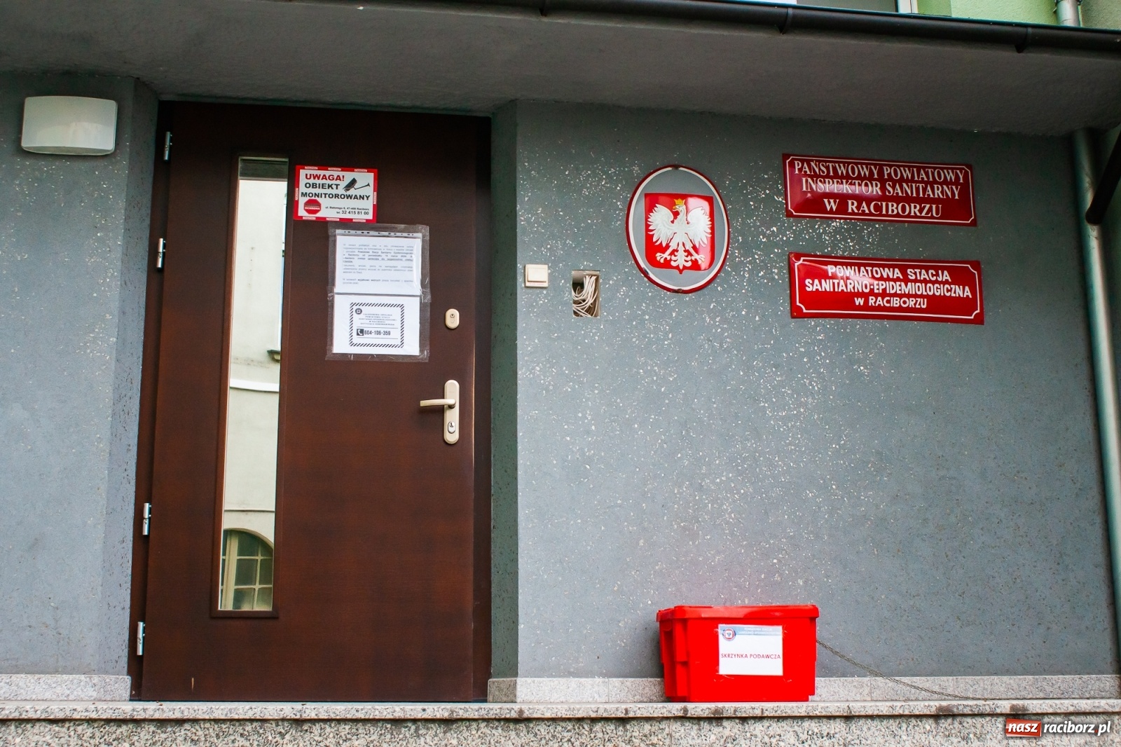 Zdjęcie w galerii na portalu naszraciborz.pl: Raciborski Sanepid bez bezpośredniej obsługi klientów wiadomości z regionu