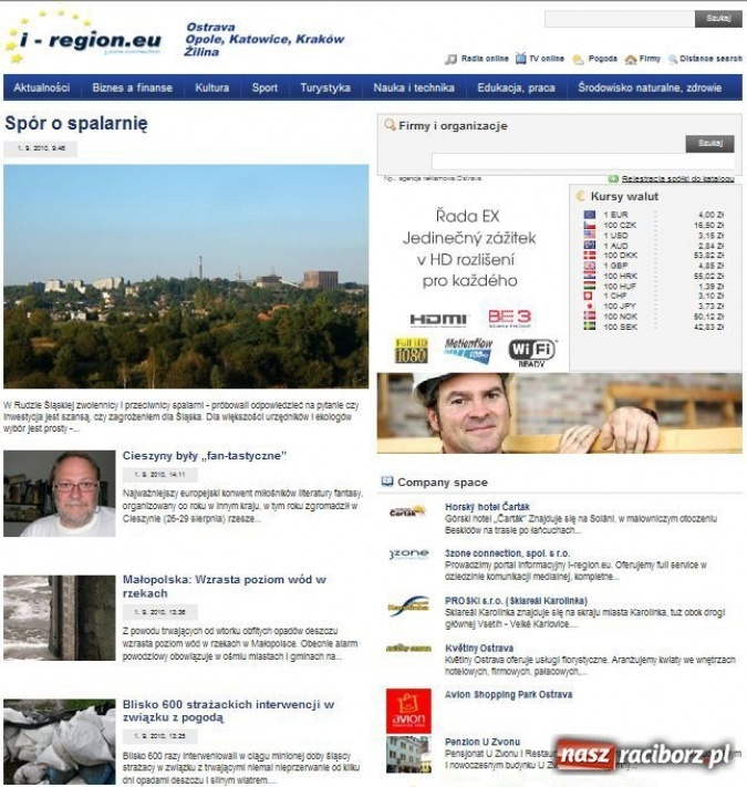 Zdjęcie w galerii na portalu naszraciborz.pl: Pierwszy transgraniczny informacyjny portal wiadomości z regionu
