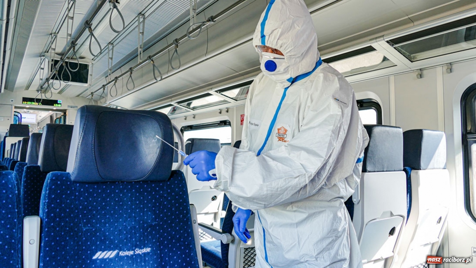 Zdjęcie w galerii na portalu naszraciborz.pl: Nowa broń Kolei Śląskich w walce z koronawirusem wiadomości z regionu