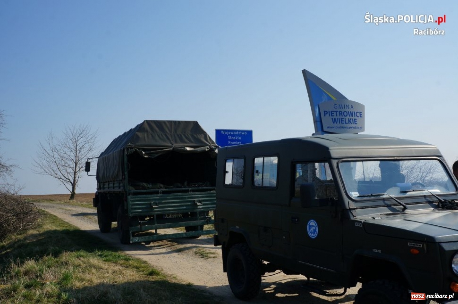 Zdjęcie w galerii na portalu naszraciborz.pl: Czerwone berety z Gliwic skierowano pod Racibórz [FOTO] wiadomości z regionu