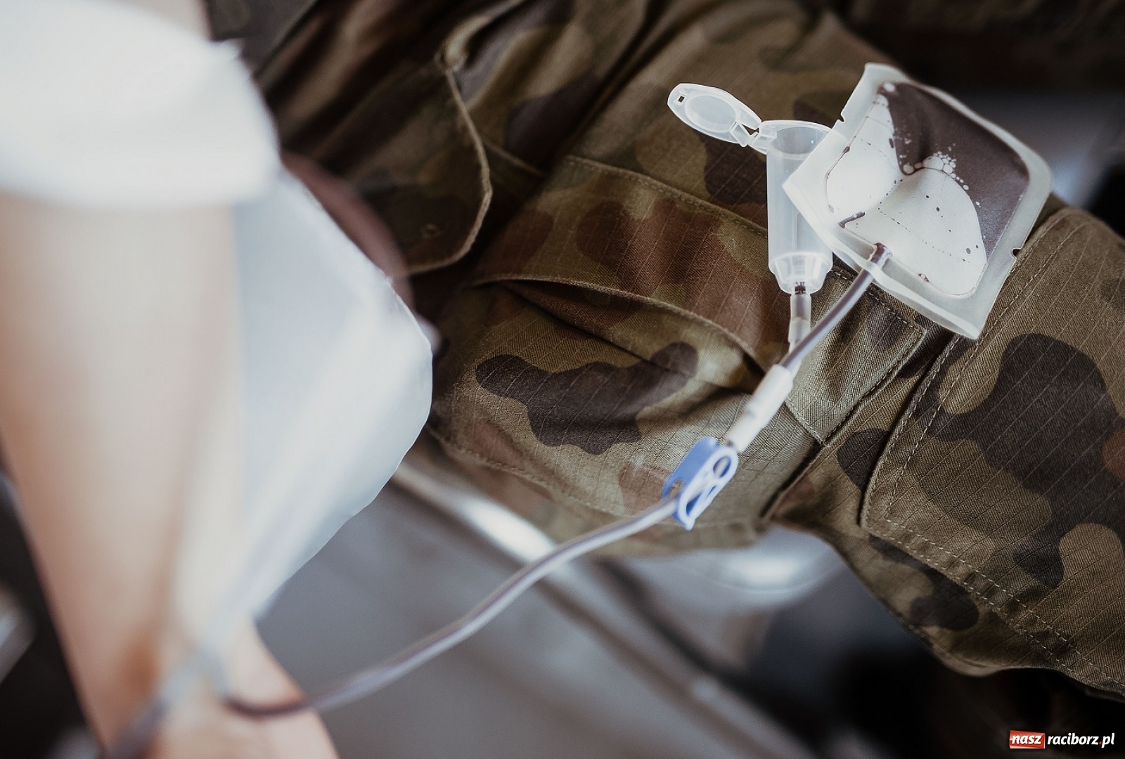 Zdjęcie w galerii na portalu naszraciborz.pl: Terytorialsi reagują na apele centrów krwiodawstwa wiadomości z regionu