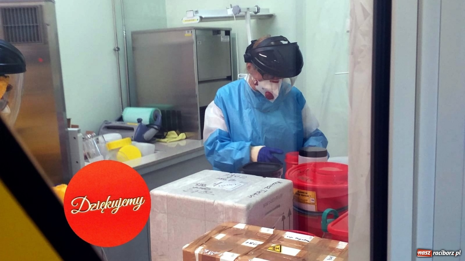 Zdjęcie w galerii na portalu naszraciborz.pl: Tu wykonywane są testy na obecność koronawirusa [FOTO] wiadomości z regionu