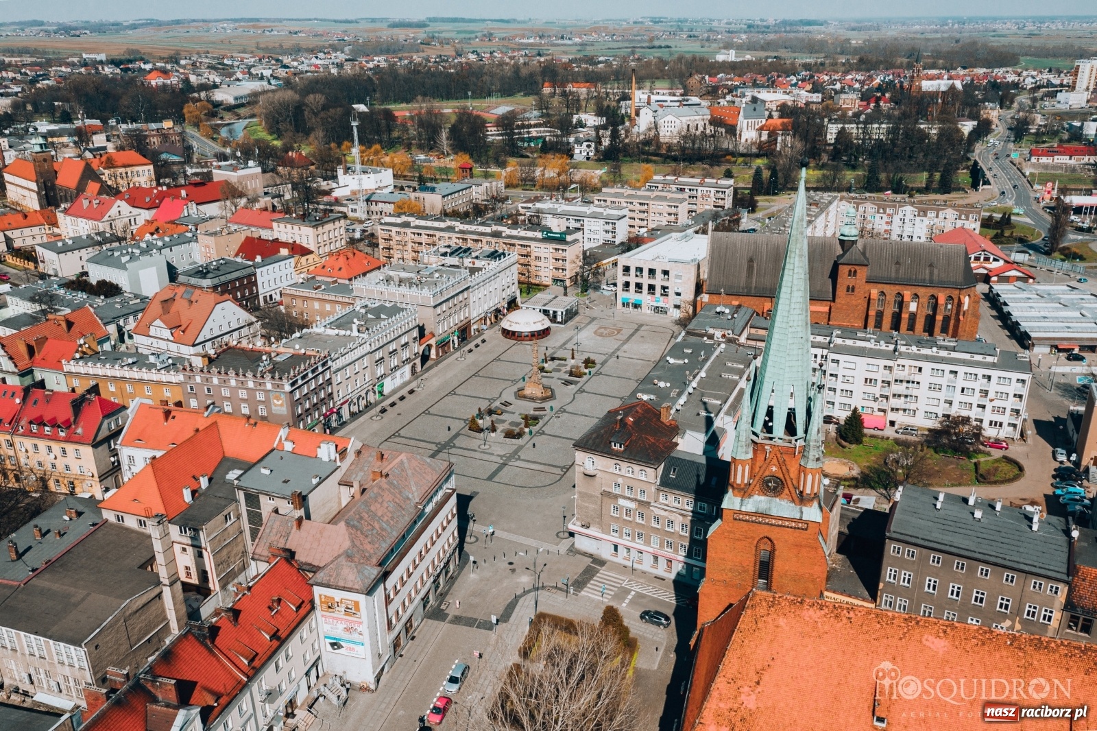 Zdjęcie w galerii na portalu naszraciborz.pl: Racibórz w czasie epidemii. Miasto bez ludzi! [FOTO] wiadomości z regionu