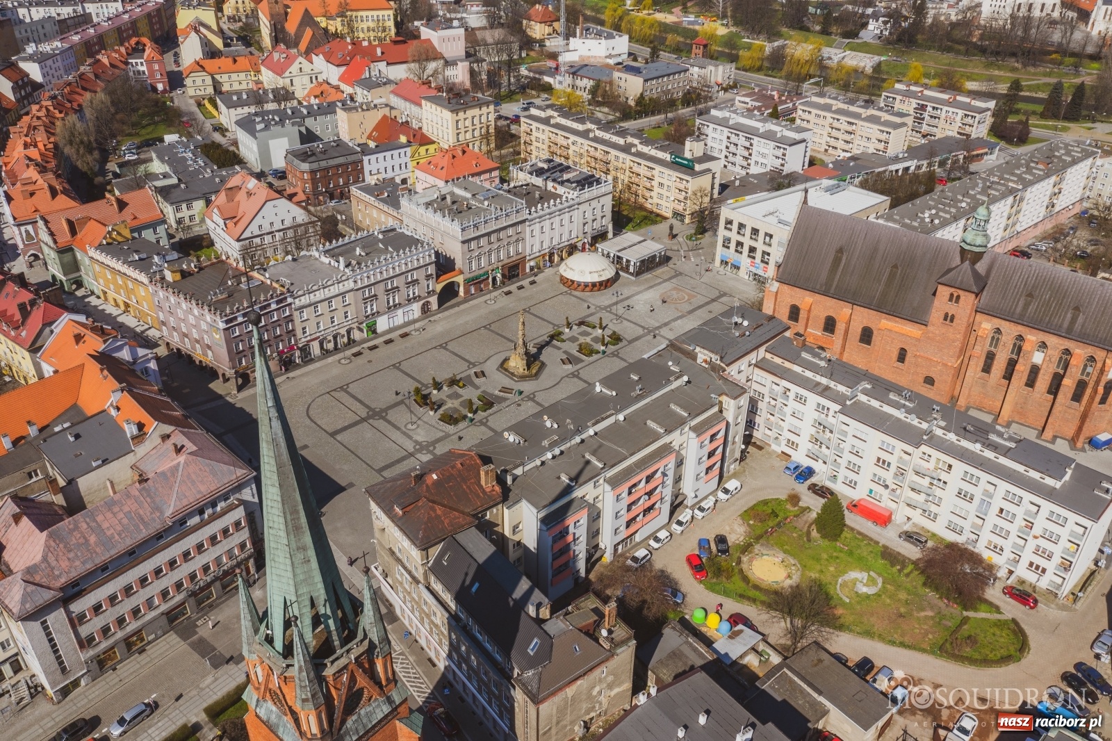 Zdjęcie w galerii na portalu naszraciborz.pl: Racibórz w czasie epidemii. Miasto bez ludzi! [FOTO] wiadomości z regionu