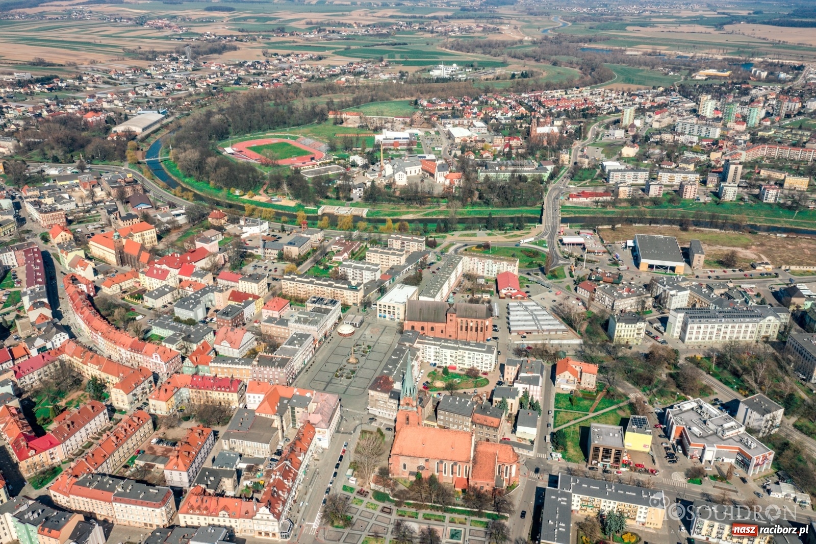 Zdjęcie w galerii na portalu naszraciborz.pl: Racibórz w czasie epidemii. Miasto bez ludzi! [FOTO] wiadomości z regionu