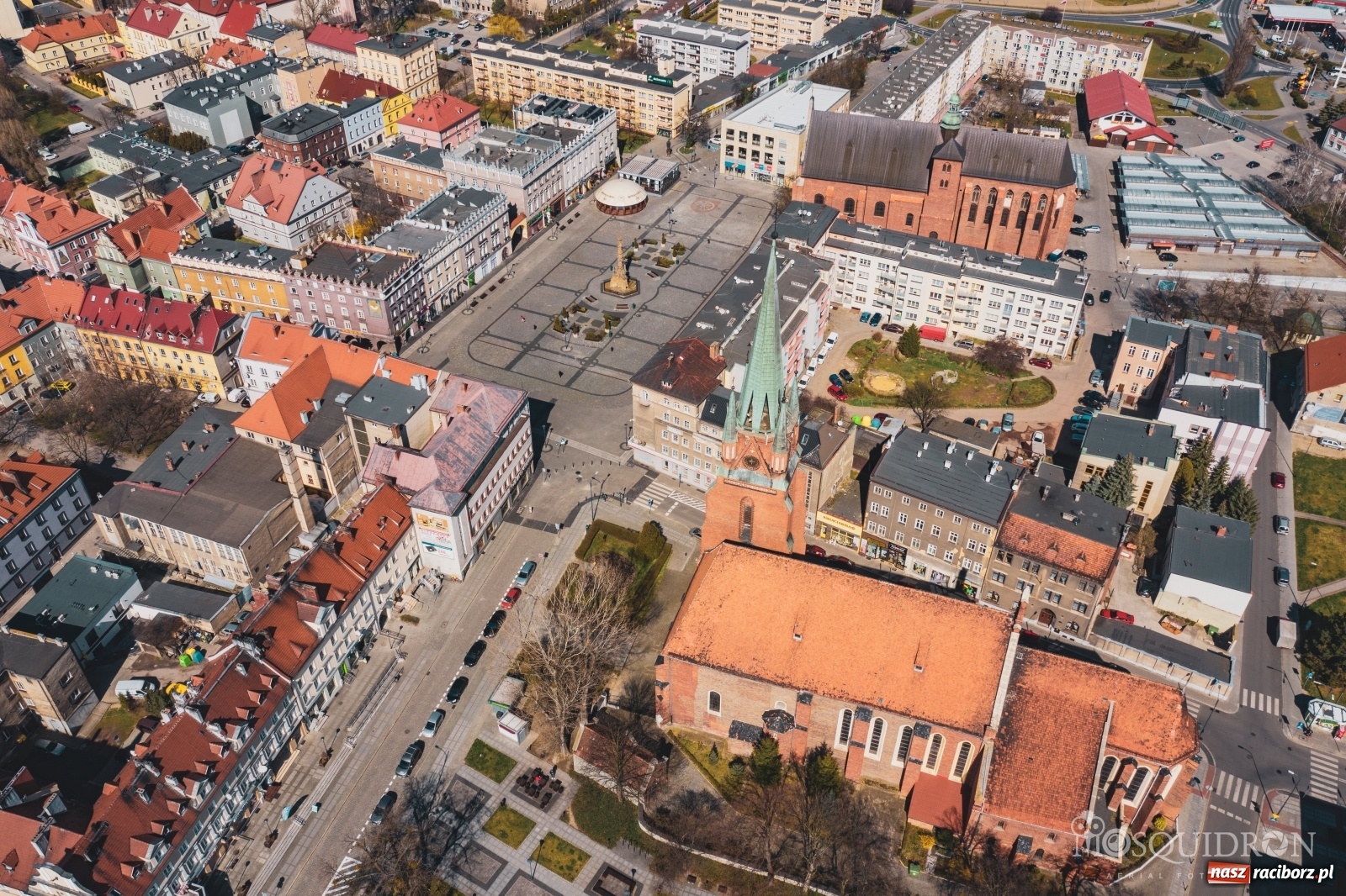 Zdjęcie w galerii na portalu naszraciborz.pl: Racibórz w czasie epidemii. Miasto bez ludzi! [FOTO] wiadomości z regionu
