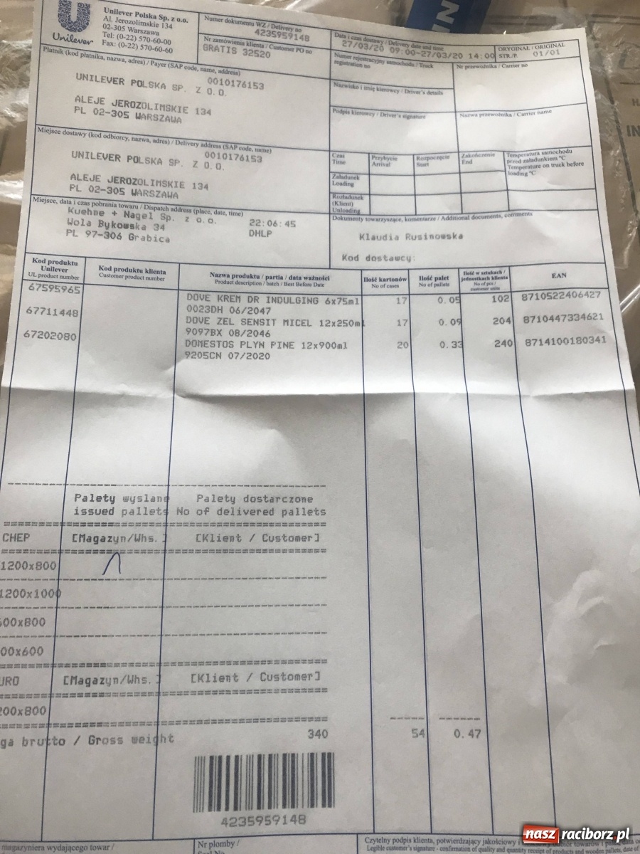 Zdjęcie w galerii na portalu naszraciborz.pl: Dary dla raciborskiego szpitala  wiadomości z regionu