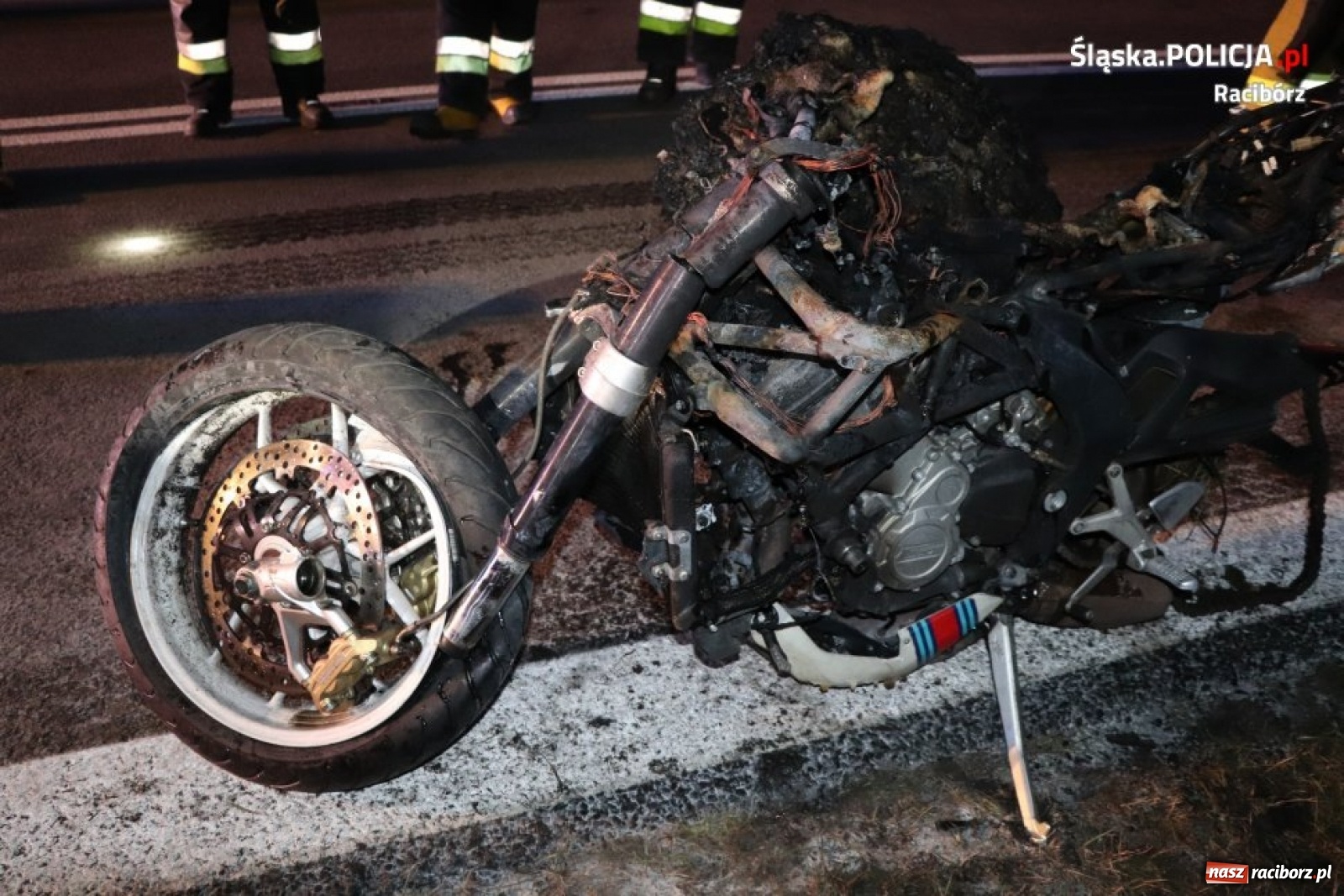 Zdjęcie w galerii na portalu naszraciborz.pl: Raport 998. Tragedia na DK 45. Seria pożarów traw w powiecie wiadomości z regionu