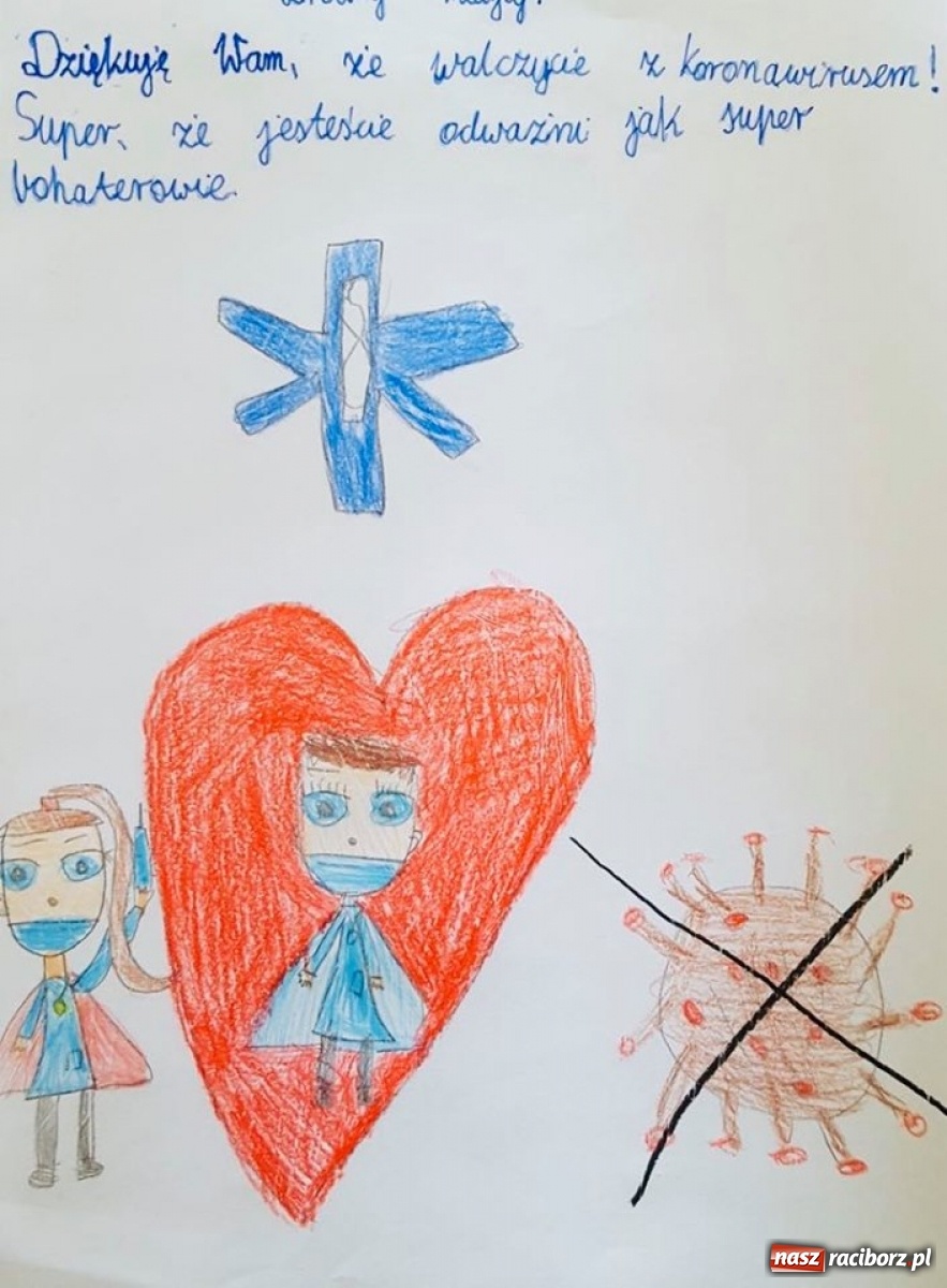 Zdjęcie w galerii na portalu naszraciborz.pl: Uczniowie SP 13 wzięli udział w akcji Kartka dla Medyka wiadomości z regionu