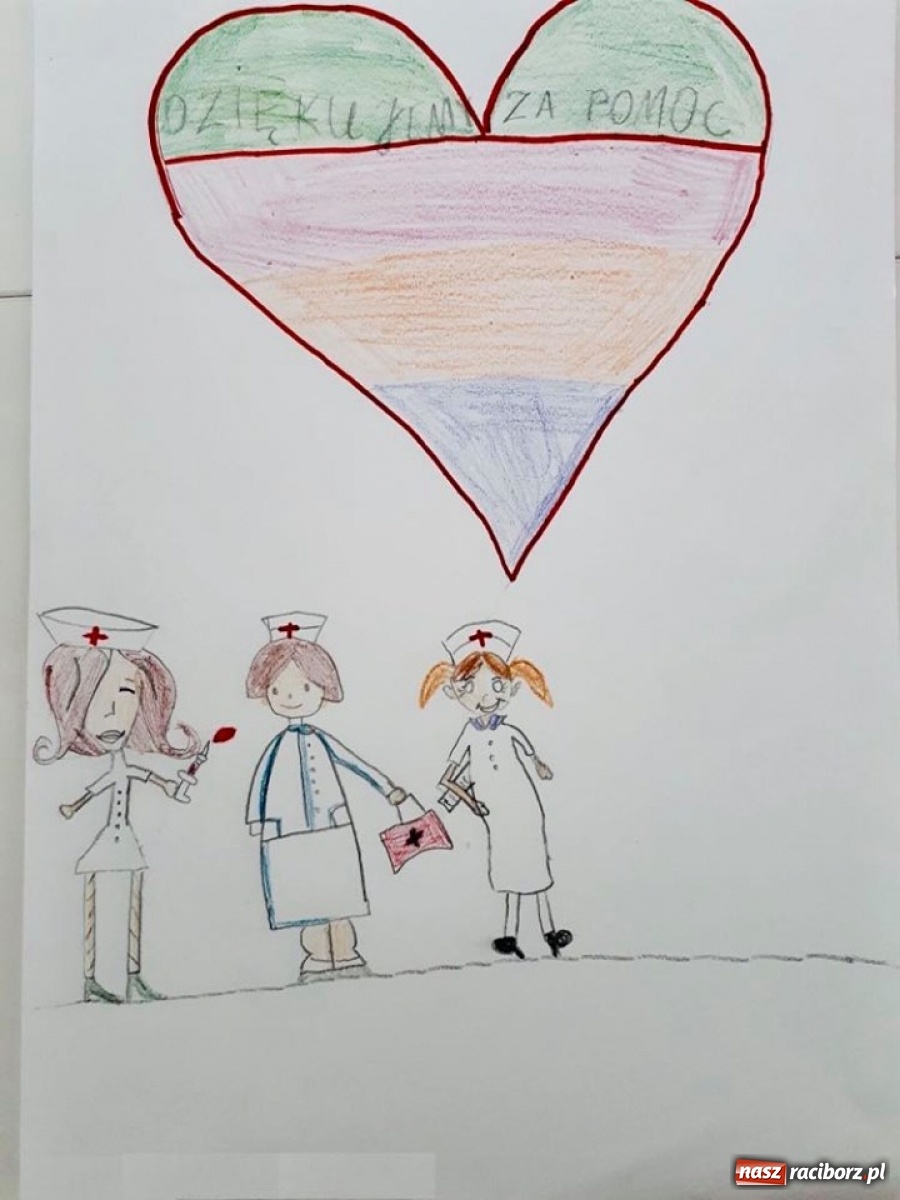 Zdjęcie w galerii na portalu naszraciborz.pl: Uczniowie SP 13 wzięli udział w akcji Kartka dla Medyka wiadomości z regionu