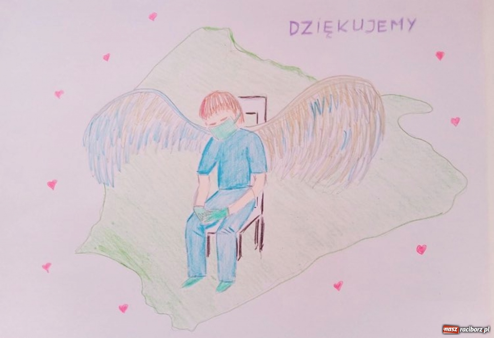 Zdjęcie w galerii na portalu naszraciborz.pl: Uczniowie SP 13 wzięli udział w akcji Kartka dla Medyka wiadomości z regionu