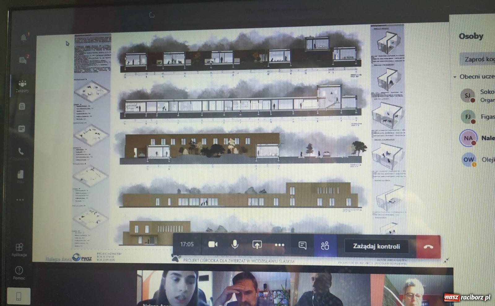 Zdjęcie w galerii na portalu naszraciborz.pl: Za nami pierwsze obrony online w raciborskiej uczelni wiadomości z regionu