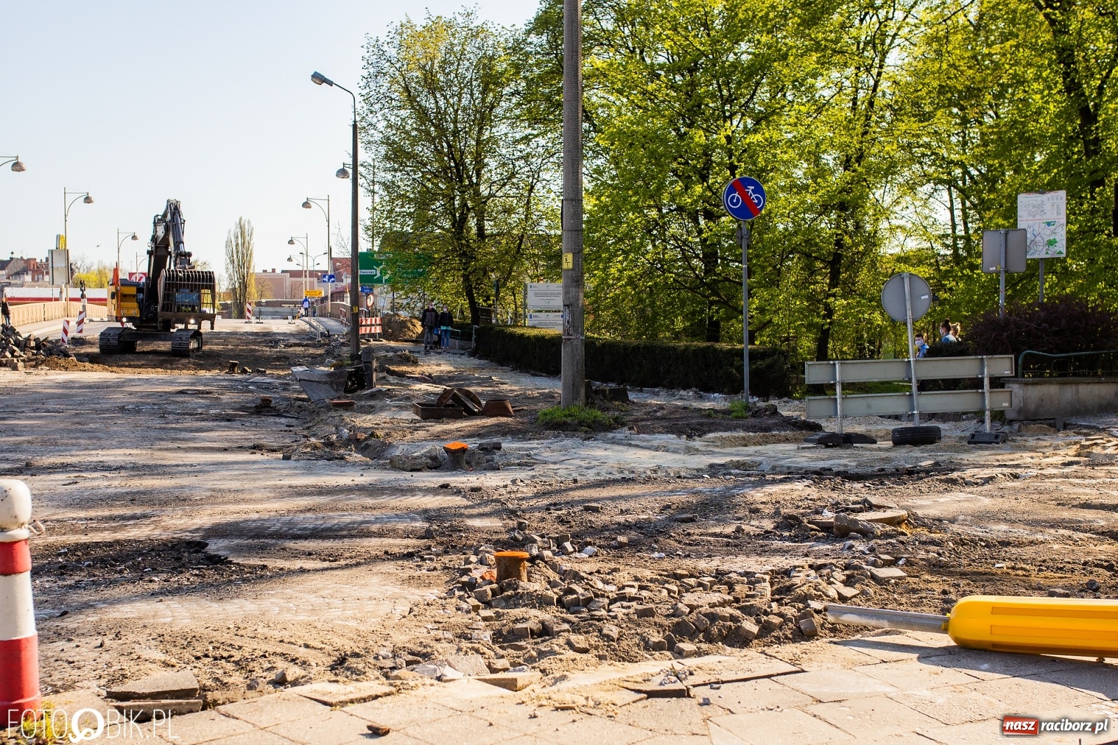 Zdjęcie w galerii na portalu naszraciborz.pl: Budowa ronda Timelapse [WIDEO] wiadomości z regionu