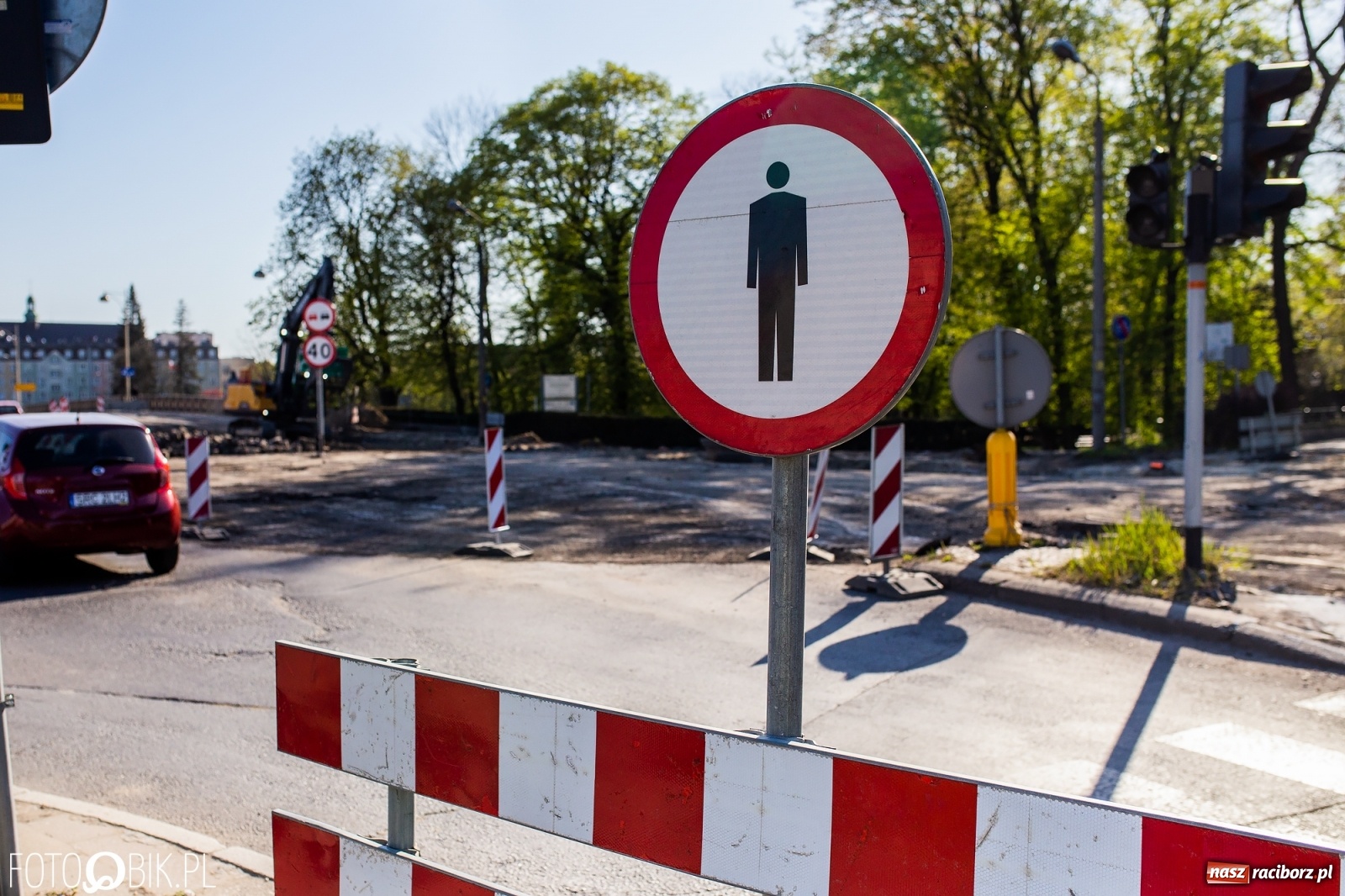 Zdjęcie w galerii na portalu naszraciborz.pl: Budowa ronda Timelapse [WIDEO] wiadomości z regionu