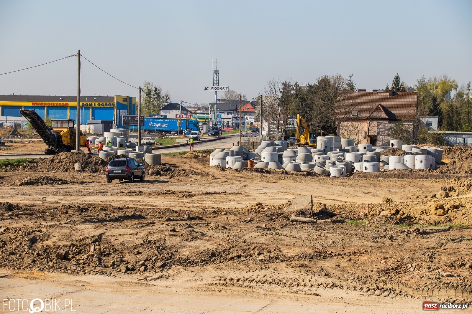 Zdjęcie w galerii na portalu naszraciborz.pl: Strabag Infrastruktura szybko posuwa się do przodu [FOTO] wiadomości z regionu