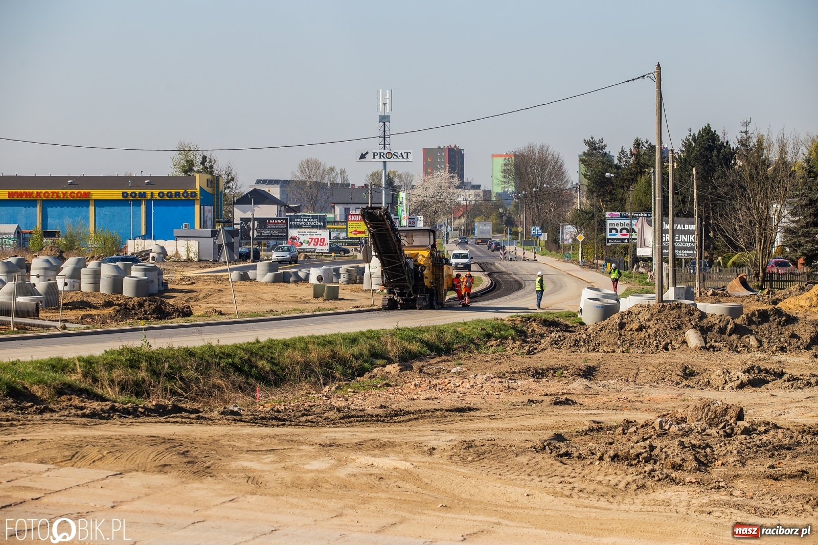 Zdjęcie w galerii na portalu naszraciborz.pl: Strabag Infrastruktura szybko posuwa się do przodu [FOTO] wiadomości z regionu