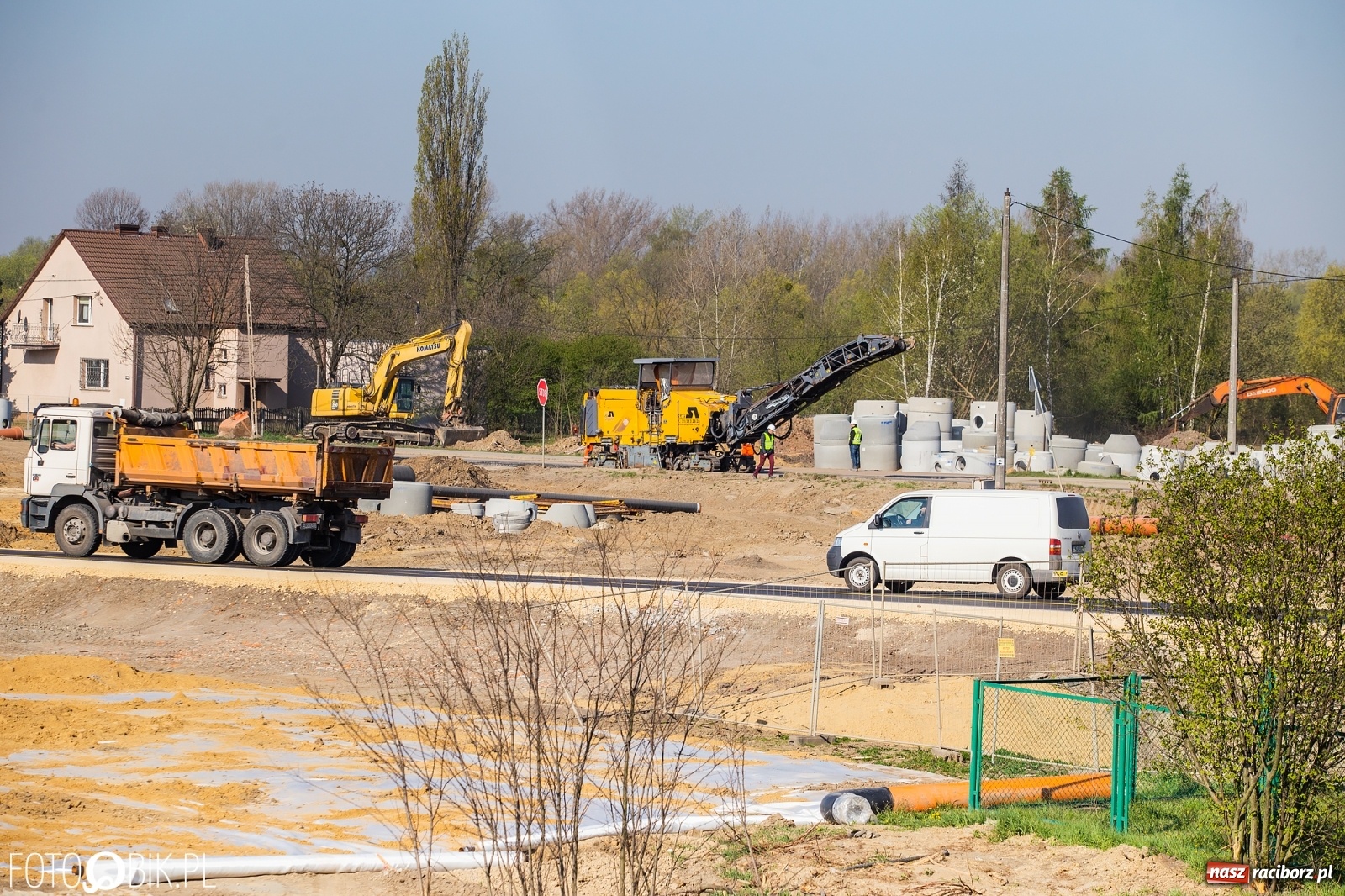 Zdjęcie w galerii na portalu naszraciborz.pl: Strabag Infrastruktura szybko posuwa się do przodu [FOTO] wiadomości z regionu