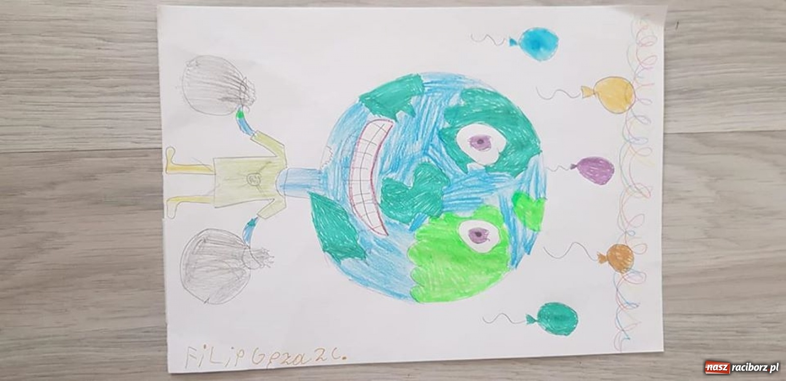 Zdjęcie w galerii na portalu naszraciborz.pl: Światowy Dzień Ziemi. Uczniowie ZSS pamiętają o ekologii wiadomości z regionu