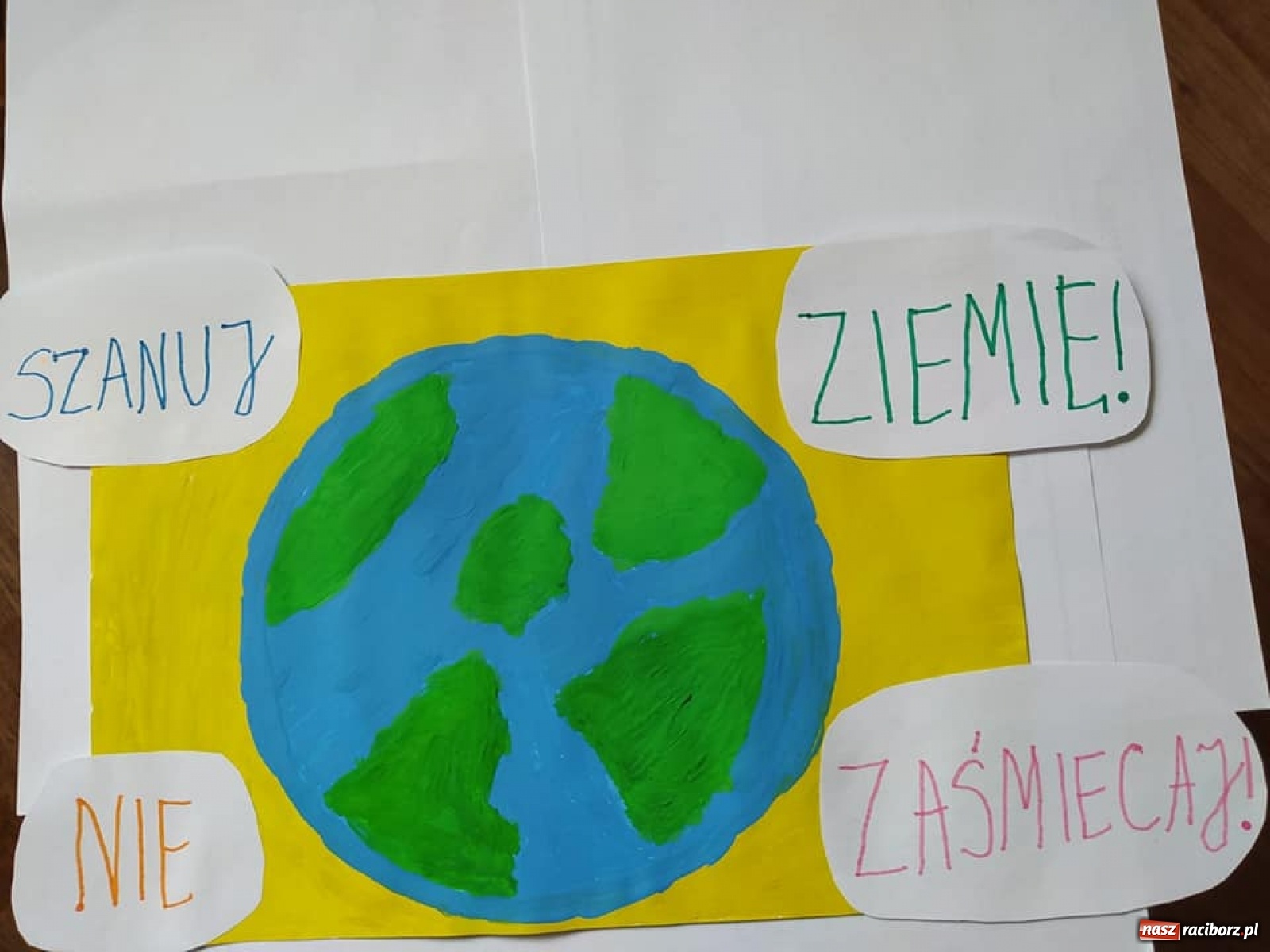 Zdjęcie w galerii na portalu naszraciborz.pl: Światowy Dzień Ziemi. Uczniowie ZSS pamiętają o ekologii wiadomości z regionu