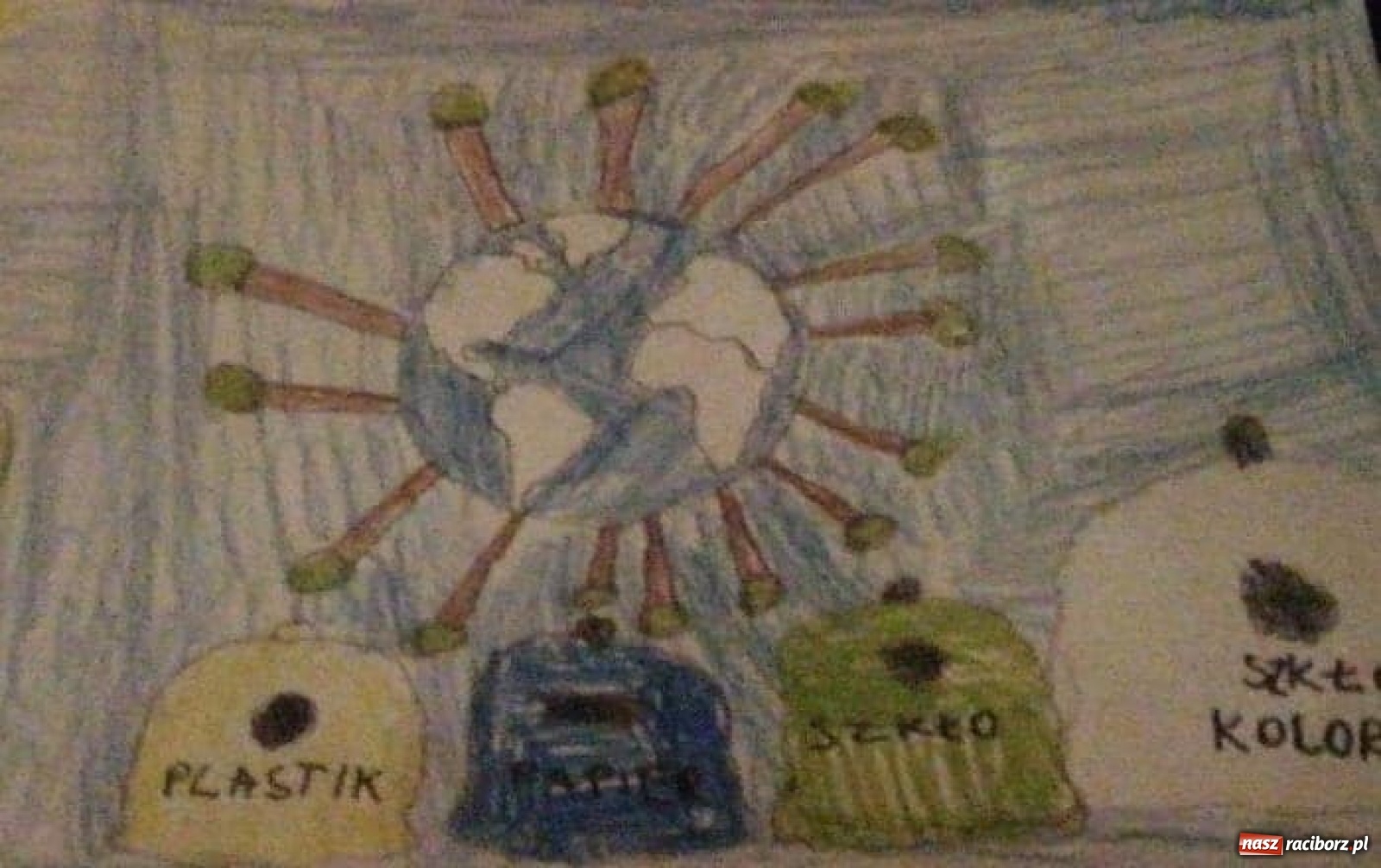 Zdjęcie w galerii na portalu naszraciborz.pl: Światowy Dzień Ziemi. Uczniowie ZSS pamiętają o ekologii wiadomości z regionu