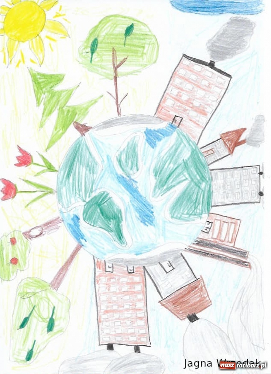 Zdjęcie w galerii na portalu naszraciborz.pl: Światowy Dzień Ziemi. Uczniowie ZSS pamiętają o ekologii wiadomości z regionu